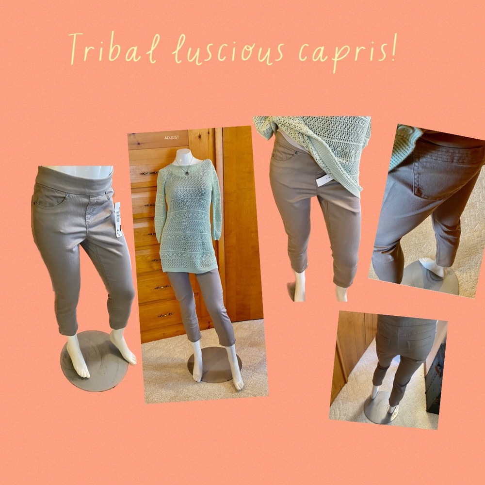 Tribal fantastic pull on capris!